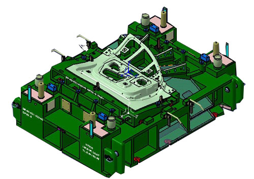 Auto 3D Werkzeugkonstruktion